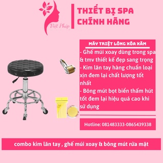 Combo kim lăn và ghế bông mút