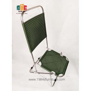 Ghế Xếp Inox - Nhựa Đúc Dày-dày nặng 2,2kg
