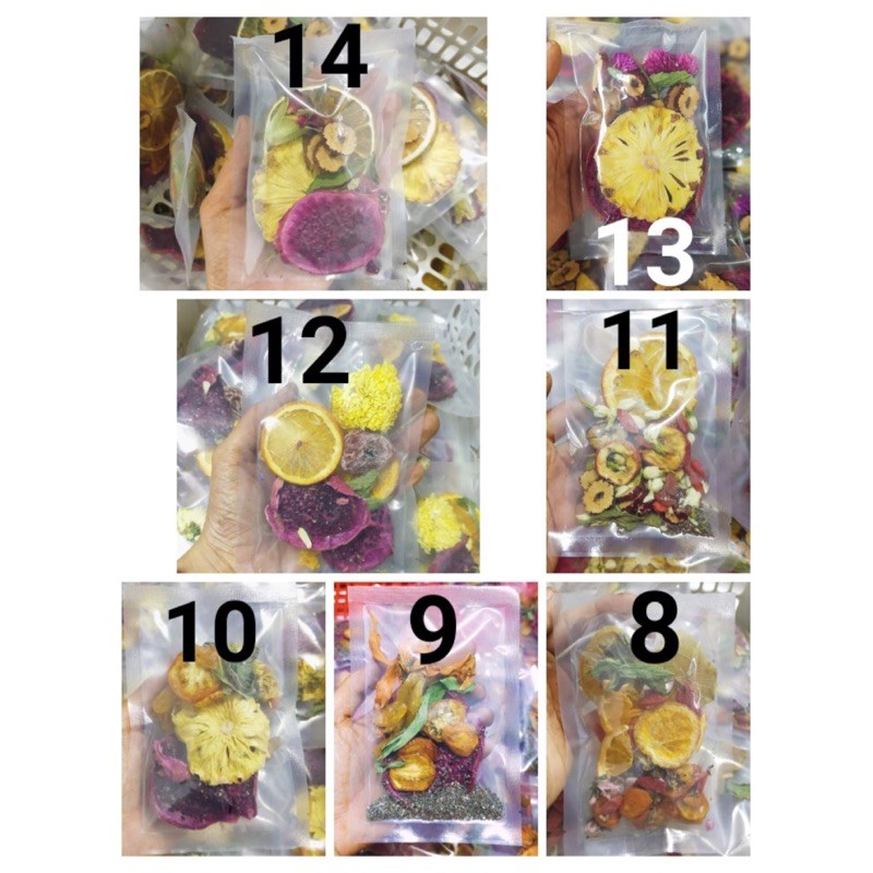 Trà hoa detox gói dùng thử