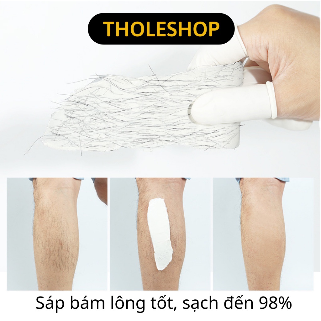 Hũ Sáp Wax Lông Sữa Dừa Siêu Bám 300/500gram - Sáp Dùng Cho Da Nhạy Cảm 1010