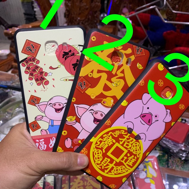 Ốp lưng huawei C9 pro heo chúc tết