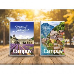 Vở Campus kẻ ngang có chấm Campus Adventure 200 Trang