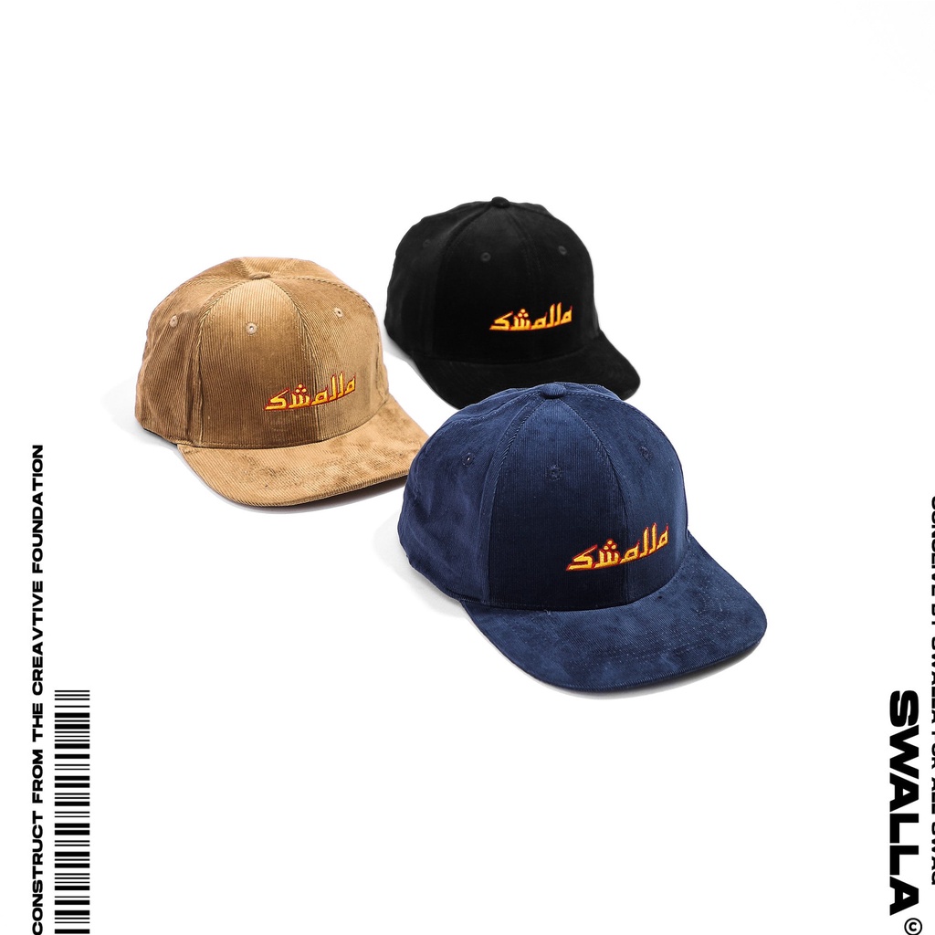 Nón Snapback Unisex Nam Nữ Thêu Logo SWALLA Chất Nhung Tăm Cao Cấp Local Brand Chính Hãng