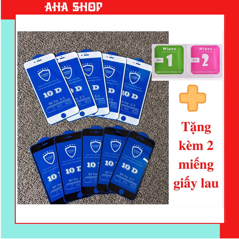 Cường lực  iphone 10D Full màn iphone 6/6s/6plus/6splus/7/8/7plus/8plus/X/Xs/XsMax 11promax 11 12 13 14 pro max promax