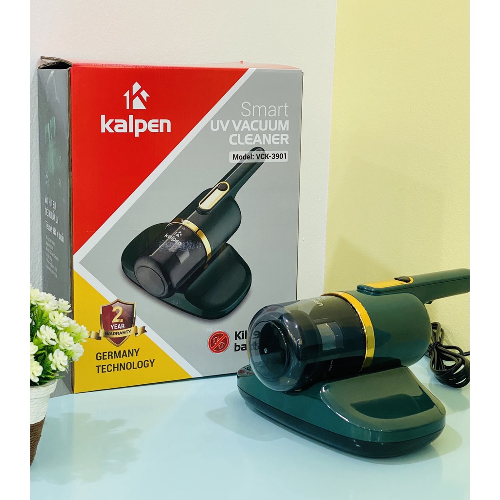 Máy Hút Bụi Cầm Tay, Máy Hút Bụi Giường Đệm Diệt Khuẩn UV Kalpen VCK-3901 Bảo Hành 24 tháng