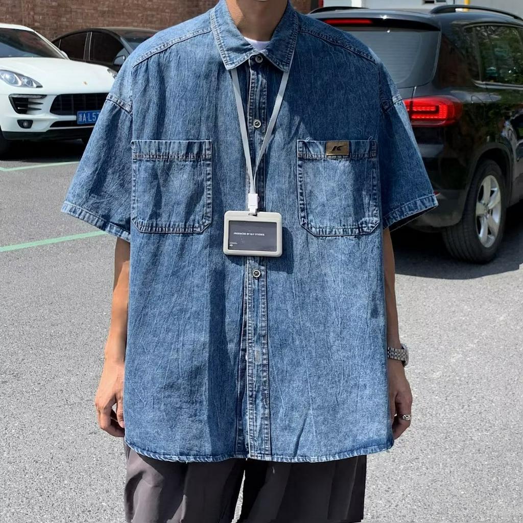 Áo Khoác denim Màu Trơn Thời Trang Hàn Quốc Trẻ Trung Cho Nam