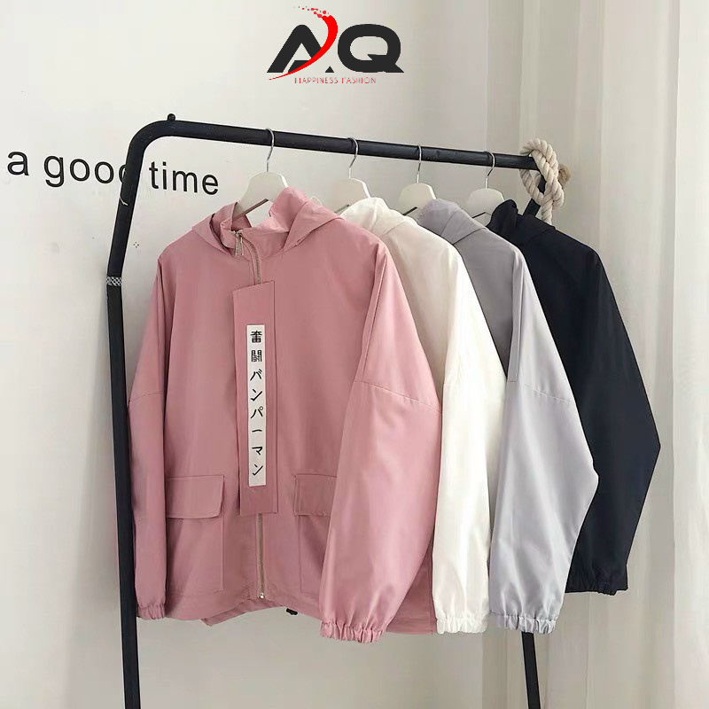 Áo Khoác Kaki chữ HÀN QUỐC❤️phong cách thời trang Hàn Quốc Nam Nữ Đẹp BTS Unisex - AQSTORE