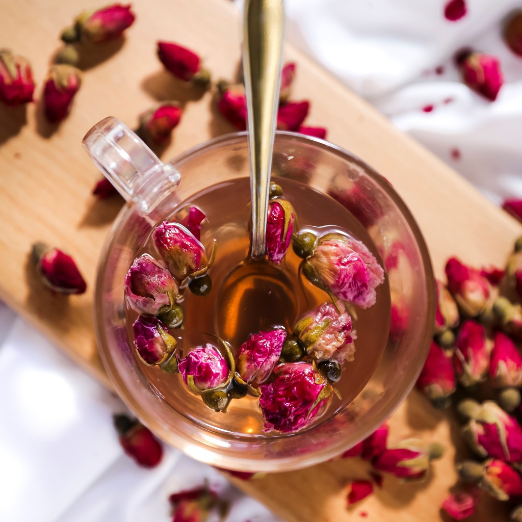 Nụ Hồng Sấy Khô dùng pha trà-Rose Buds