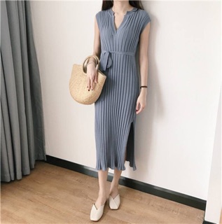 Váy dài xẻ tà