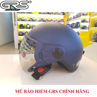 💞𝑭𝒓𝒆𝒆𝒔𝒉𝒊𝒑💖 MŨ BẢO HIỂM CÓ KÍNH 1/2 ĐẦU GRS CHÍNH HÃNG - A33 KÍNH
