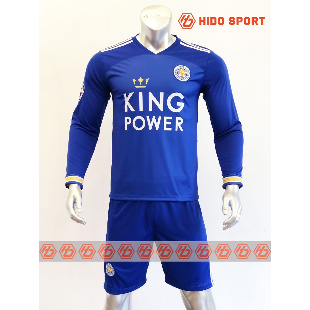 Quần áo bóng đá LEICESTER tổng hợp thun mềm mịn co dãn tốt