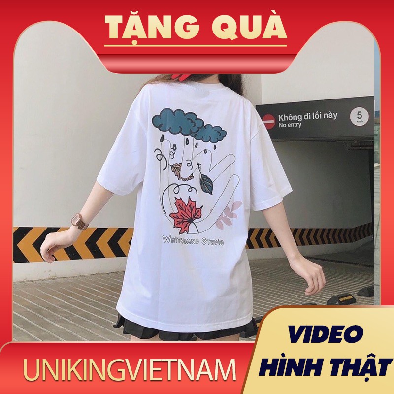 [ẢNH THẬT] Áo thun in hình W đám mây💘FREESHIP💘HOÀN XU EXTRA💘Unisex💘Freesize