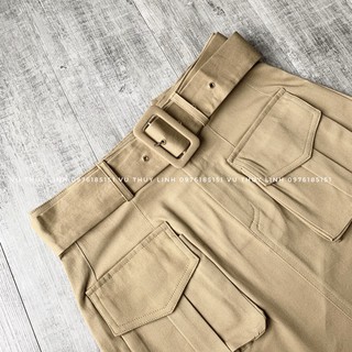 Chân Váy Kaki Túi Hộp (Kèm Ảnh Thật)