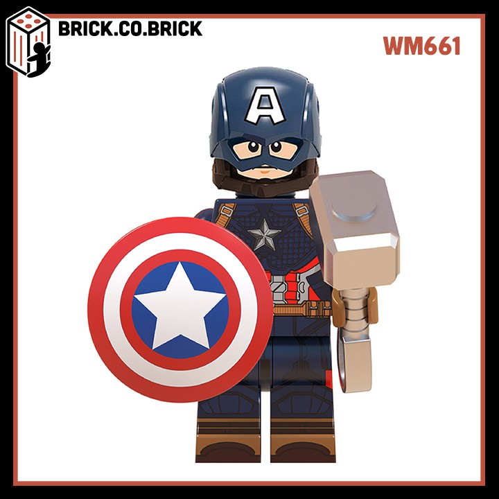 Captain Thor Hawkeye Nebula War Machine Black Widow Đồ Chơi Lắp Ráp Avengers 4 Endgame Non LEGO WM6056
