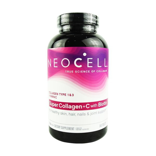 Viên Uống Super Collagen Neocell +C 6000 Mg type 1 - 3 Neocell 360 viên