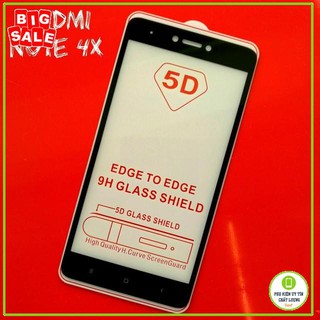 Cường Lực 5D Xiaomi Redmi Note 4X / 4X (2 Màu Đen,Trắng) Cực Rẻ [Tốt Nhất]