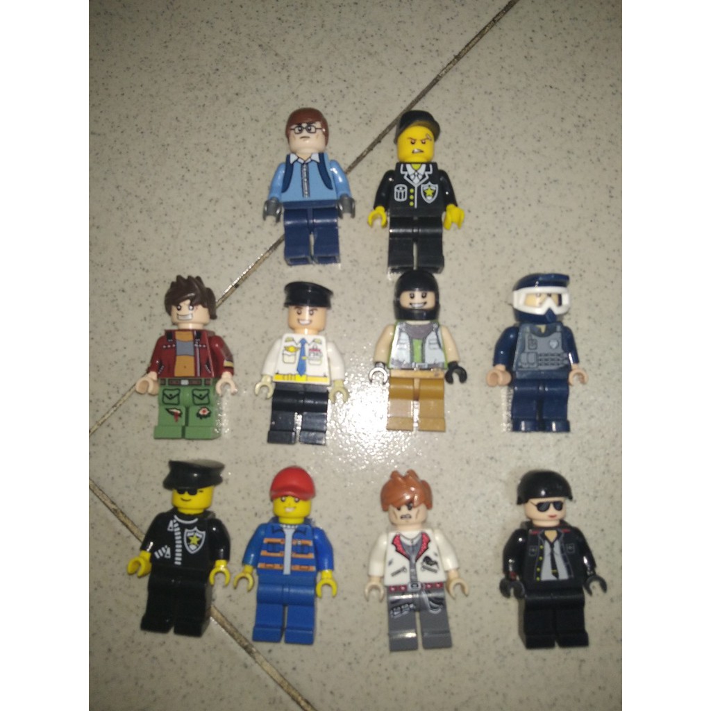 COMBO 5 nhân vật CITY  Non Lego Minifigures ( Hàng 2HAND )