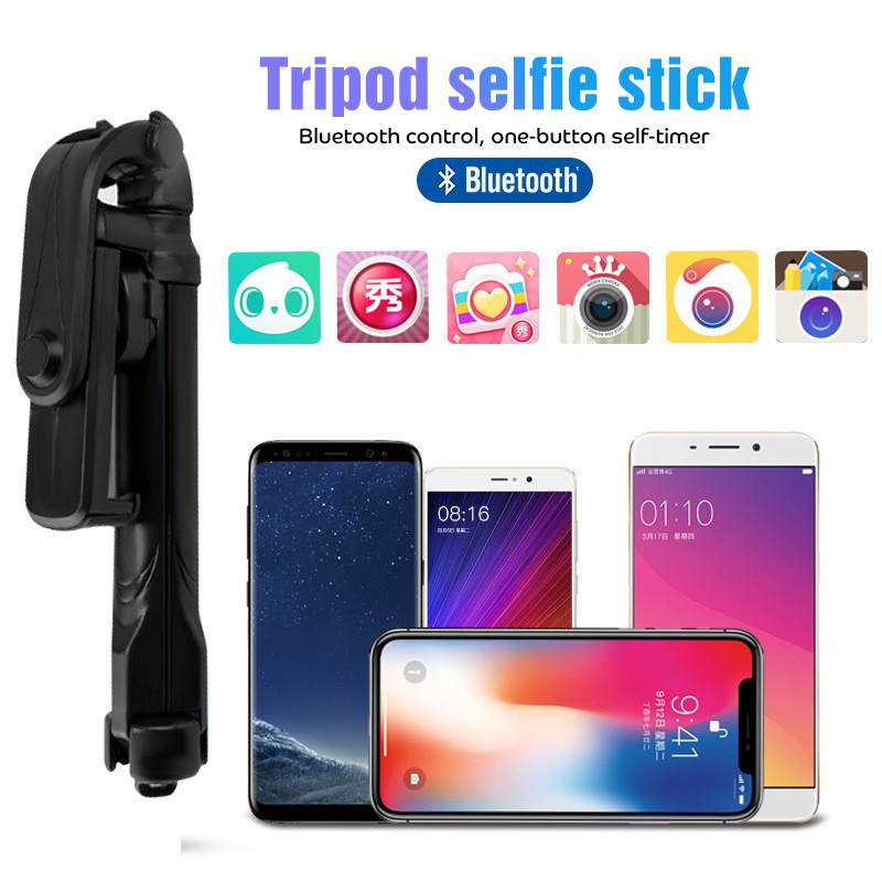 [Mã LIFE0803ALL giảm 10% đơn 0K] Gậy chụp ảnh Selfie Xt-10 kết nối Bluetooth cho iPhone IOS Android