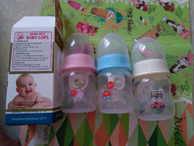 Combo mini đồ sơ sinh cho bé gái. Tặng 1 bình sữa baby Lops 60ml