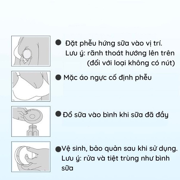 Hộp 2 phễu hứng sữa 2MAMA, chống tràn Cmbear chất liệu silicon an toàn cho mẹ và bé