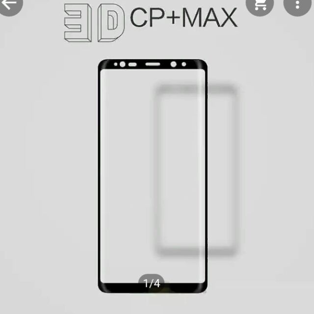 Dán kính cường lực Galaxy Note 9 Nillkin CP+ 3D Max