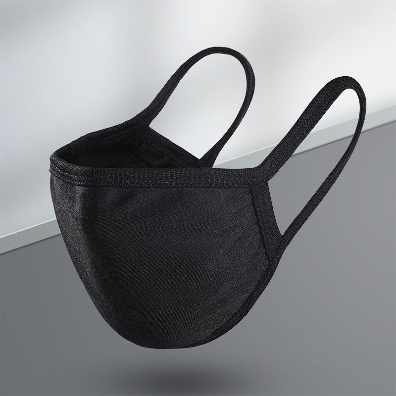 Khẩu Trang VẢI ĐEN TRƠN Hàn Quốc | Khẩu Trang Đen Chống Bụi mặt nạ khăn đa năng đen trơn | BigBuy360 - bigbuy360.vn