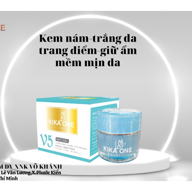 KEM KIKA ONE NÁM - TRẮNG DA - TRANG ĐIỂM - GIỮ ẨM - MỀM MỊN DA 10G