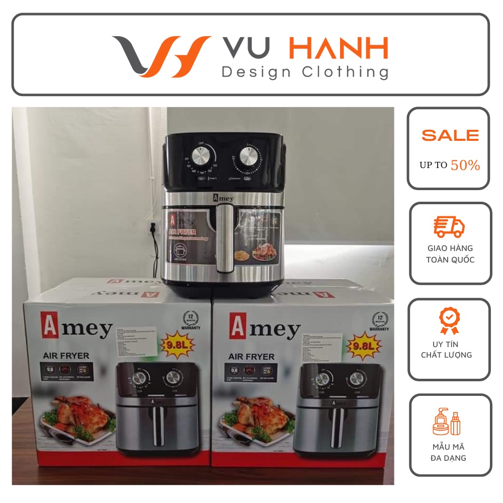 Nồi chiên không dầu Amey 9,8L | Shop Vũ Hạnh