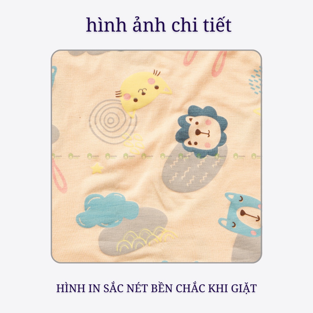 Đồ Bộ Bé Gái, Bé Trai Minky Mom Vải Thun Lạnh Hoạ Tiết Sư Tử Cá Heo, Bộ Cộc Tay Mặc Nhà Cho Bé MKM2229