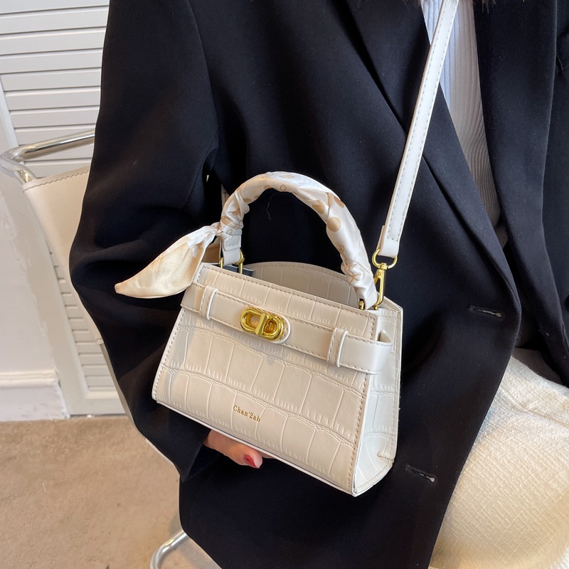 Túi xách JASMIN NOIR họa tiết da cá sấu thời trang cho nữ