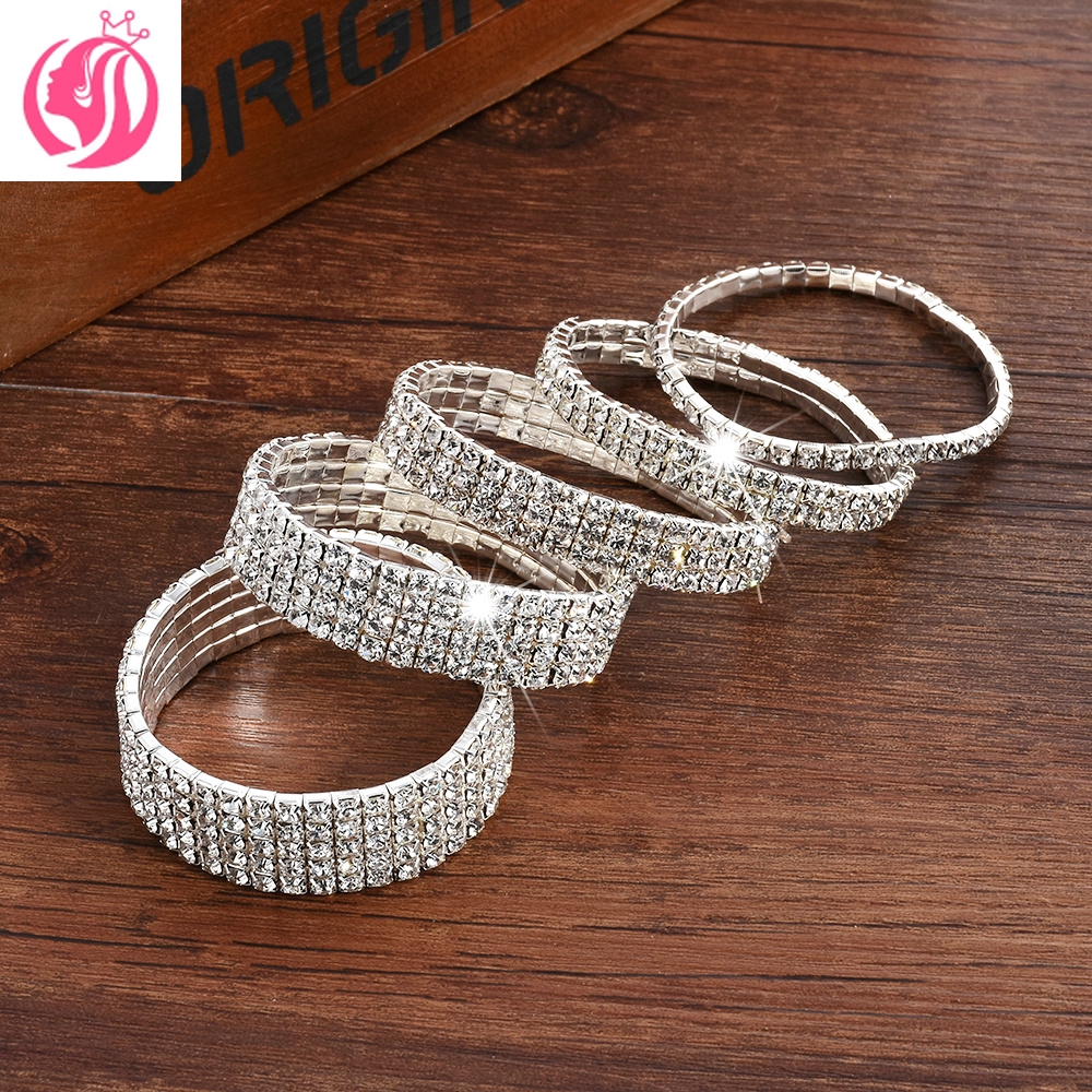 1 Vòng Tay Đính Đá Thời Trang Cho Nữ