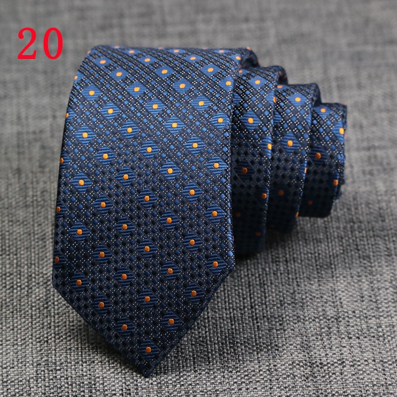 Cà Vạt 7CM Họa Tiết Chấm Bi Sang Trọng Dành Cho Nam