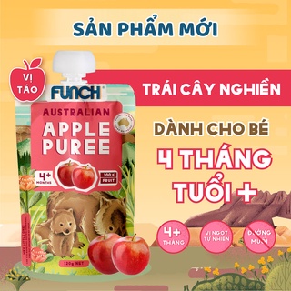 Trái cây nghiền cho bé ăn dặm từ 4 tháng tuổi funch 100% táo xay nhuyễn - ảnh sản phẩm 8