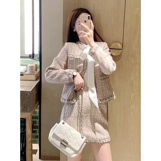 SET DẠ TWEED ĐÍNH VIỀN CƯỜM