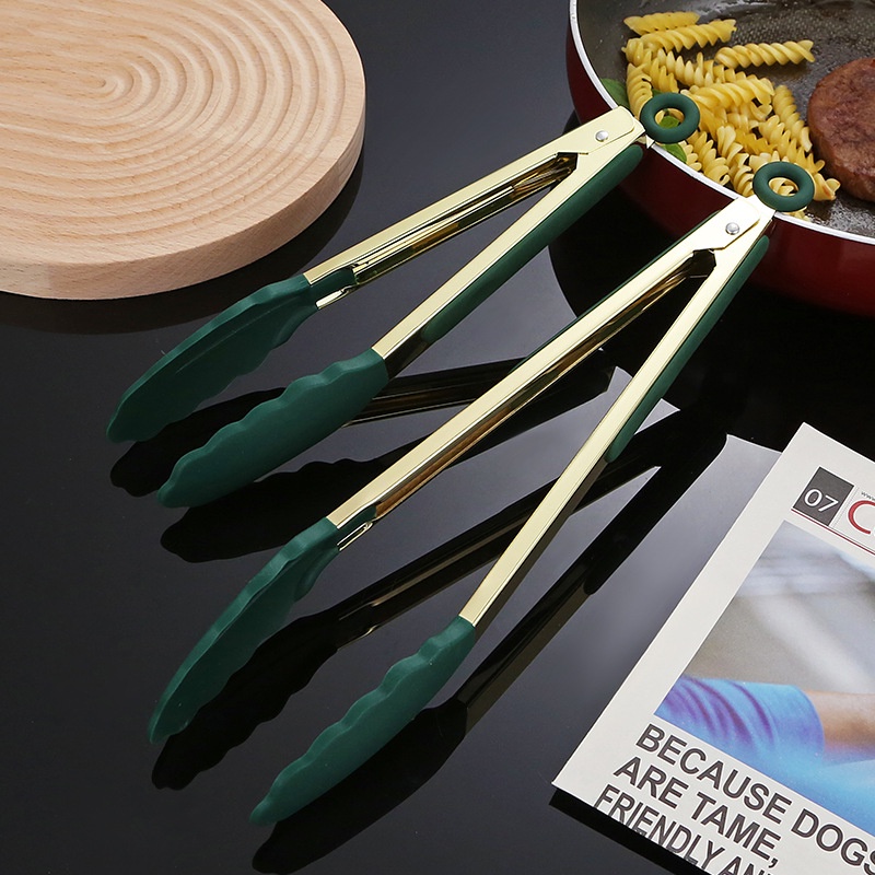 Kẹp Gắp Thức Ăn Bằng Silicone Chống Trượt Tiện Lợi