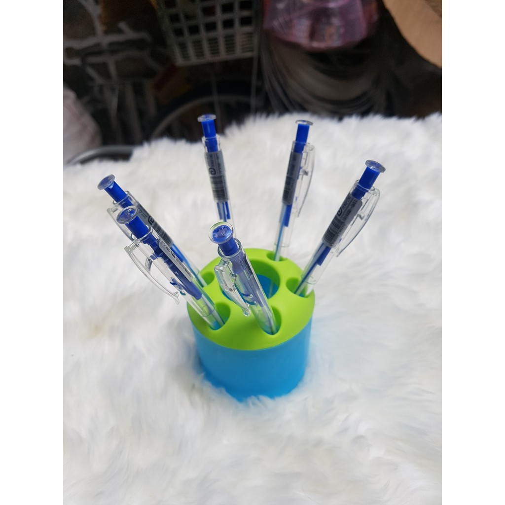 [ TẶNG LY ĐỰNG BÚT ] COMBO 10 BÚT MỰC XANH TL - 27