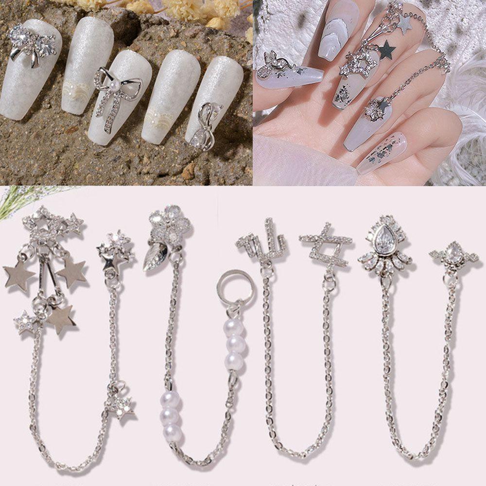 Miếng Dán Trang Trí Móng Tay Nghệ Thuật|Phụ Kiện Trang Trí Móng Tay Hình Bướm Bằng Hợp Kim DIY