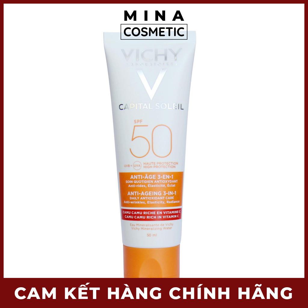 Kem Chống Nắng Chống Lão Hoá Vichy Ideal Soleil Anti Age SPF50+ 50ml