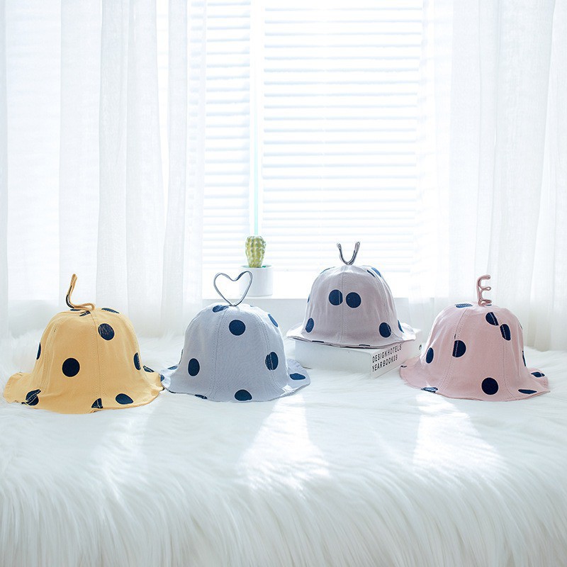 Mũ bucket in chữ dễ thương cho bé