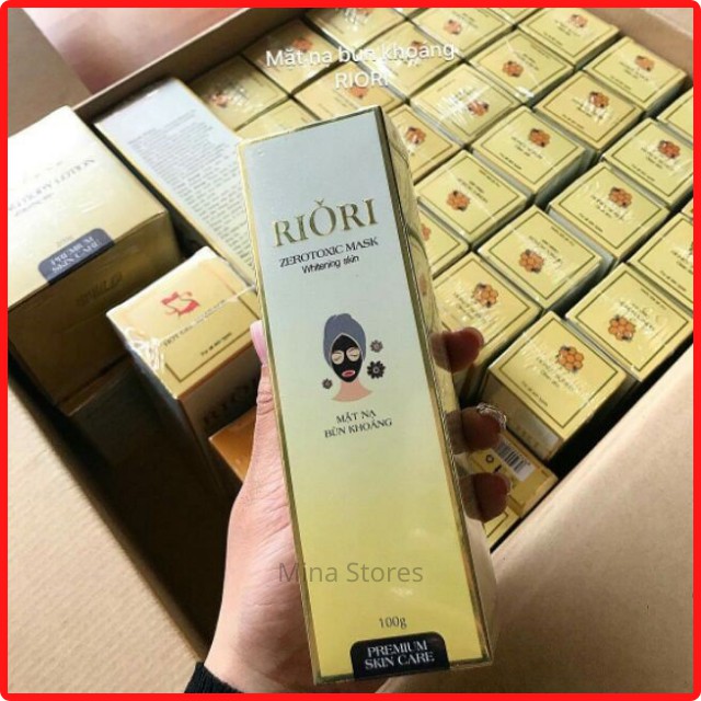 Mặt Nạ Bùn Khoáng Thải Độc và Dưỡng Da Chuyên Sâu Riori Zerotoxic Mask 100g