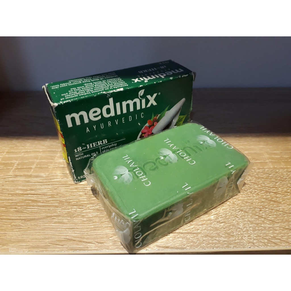 Xà phòng Medimix 18-herb Ayurveda everyday skin protection NGỪA và đánh bay MỤN LƯNG 125G | BigBuy360 - bigbuy360.vn