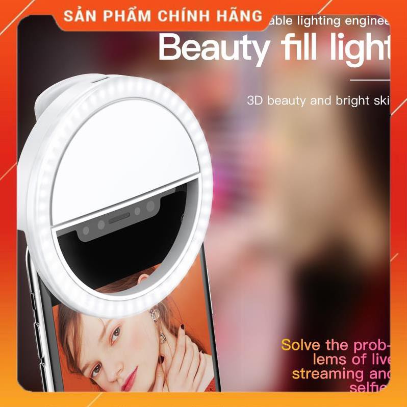 Đèn LED KUULAA Sạc USB Dùng Để Chụp Ảnh Selfie Dành Cho Điện Thoại IPhone Xiaomi