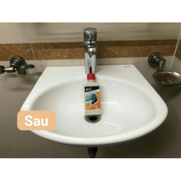 [FLASH SALE] [TẶNG CHỔI CỌ] Dung dịch Dr.C 4G 300ML tẩy rửa cặn canxi vách kính, vòi sen inox SIÊU RẺ