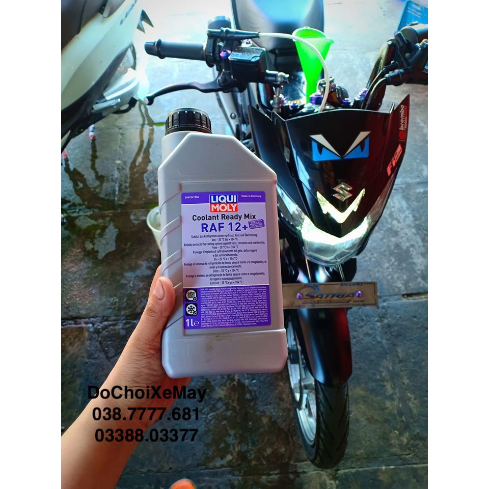 Nước Làm Mát Cao Cấp Liqui Moly Coolant Ready Mix RAF-12 Plus 1L Pha Sẵn cho mọi loại xe . DoChoiXeMay