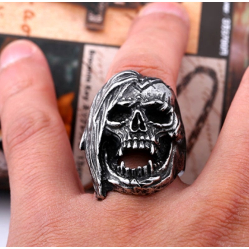 Nhẫn đeo tay đính đá nhân tạo phong cách vintage