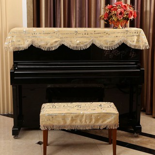Khăn che nửa bàn phím đàn Piano phong cách Bắc Âu đơn giản