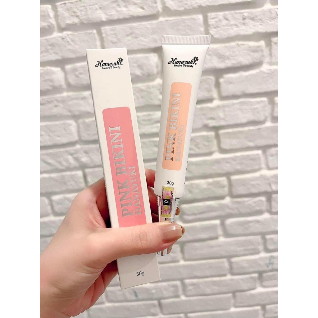 Sỉ - Kem làm hồng, khử thâm vùng_kín, vùng nách Pink Bikini Hanayuki chính hãng 30gr- Hanayuki Beauty Clinic