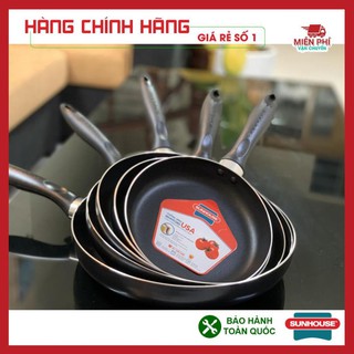 Chảo chống dính sunhouse, chảo trơn sunhouse ct18, ct20, ct24, ct26, ct28, ct30