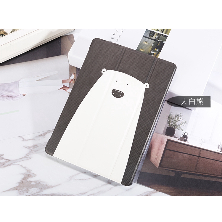 2017/2018 iPad Air2 Case Mini 234 iPad Flip Cartoon Stand PU Case Auto Sleep Smart Cover