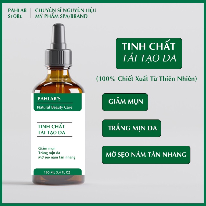 Combo (100 ml) Tinh Chất Tái Tạo Da &amp; (100 gram) Bột Rửa Mặt